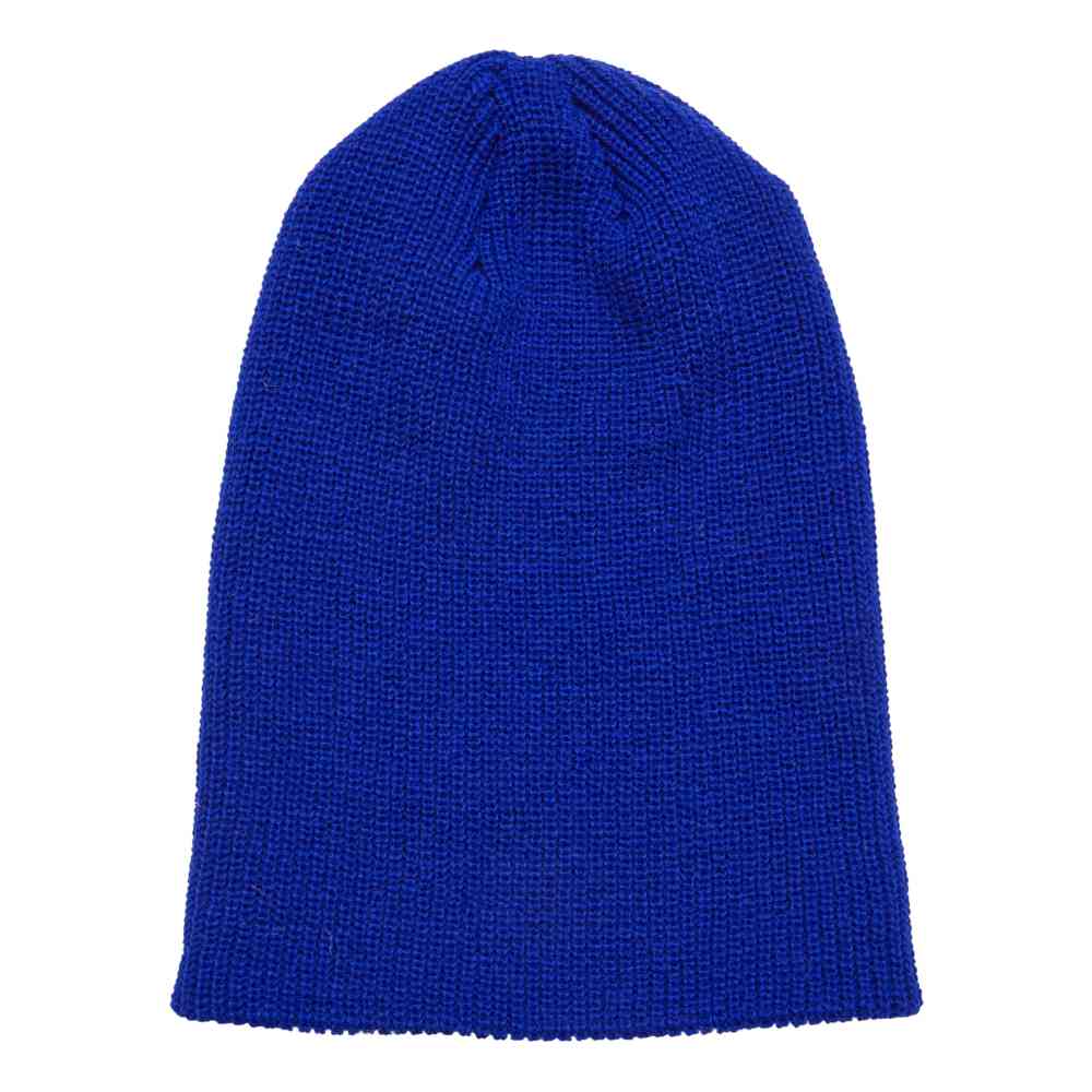 Flexfit - Long Knit Beanie Muts - Blauw
